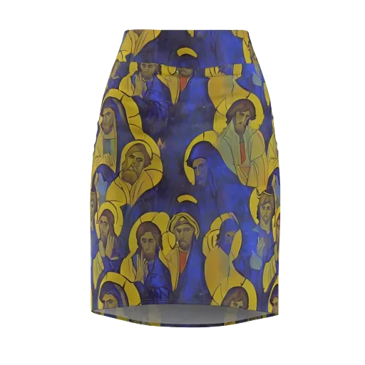 Divine Reverie on a Pencil Skirt