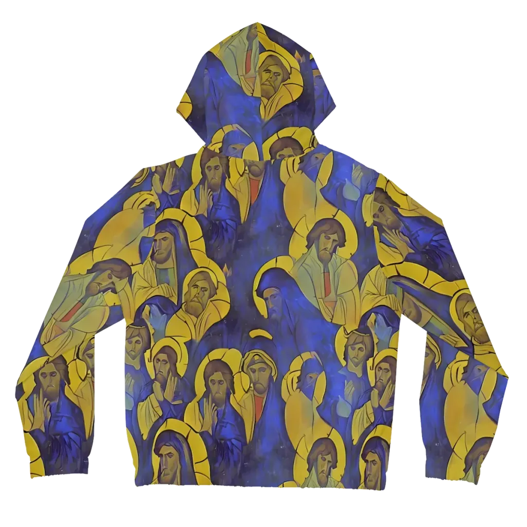 Divine Reverie on Women's Full-Zip Hoodie — Back