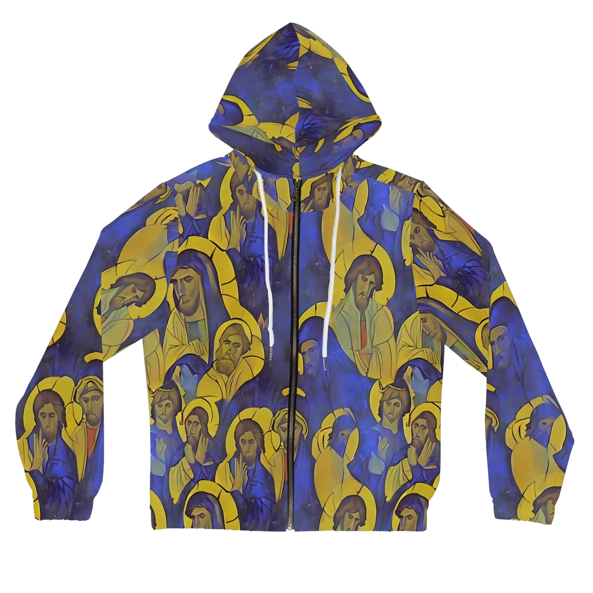 Divine Reverie on Women's Full-Zip Hoodie — Front
