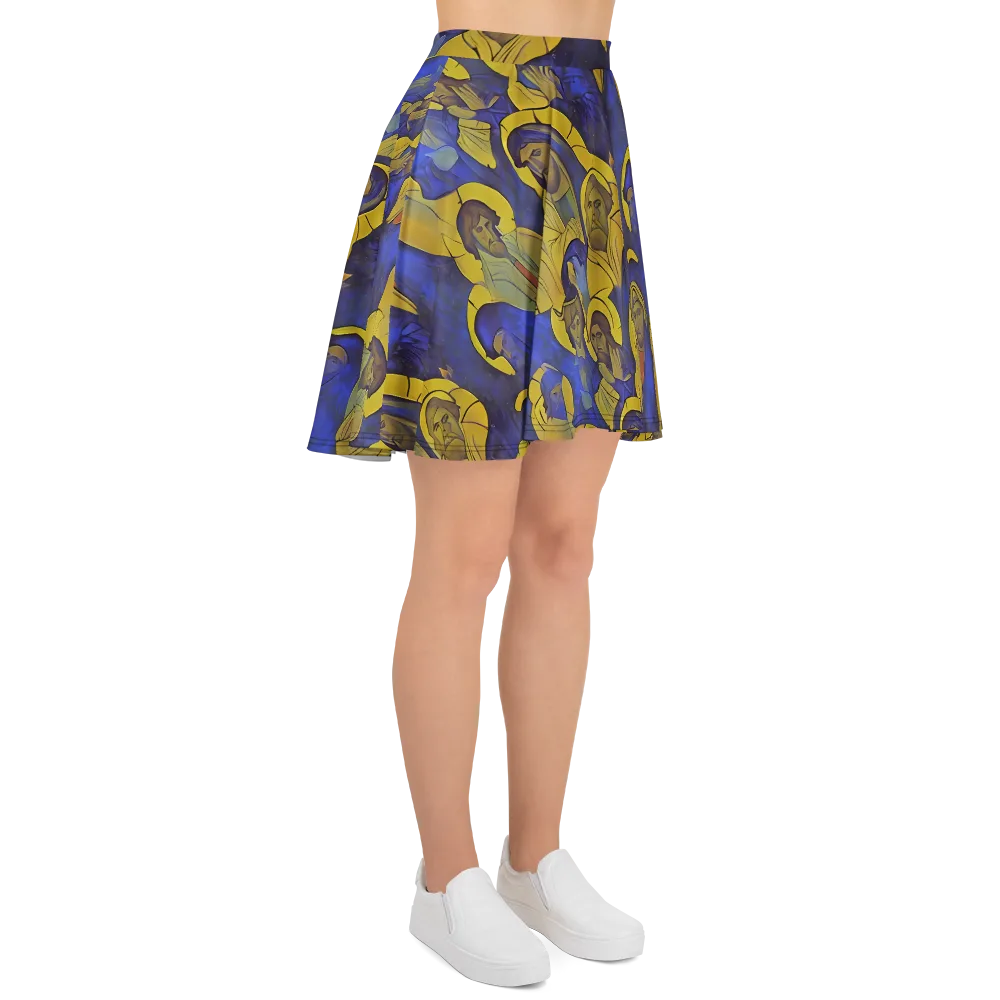 Divine Reverie on Skater Skirt — Right