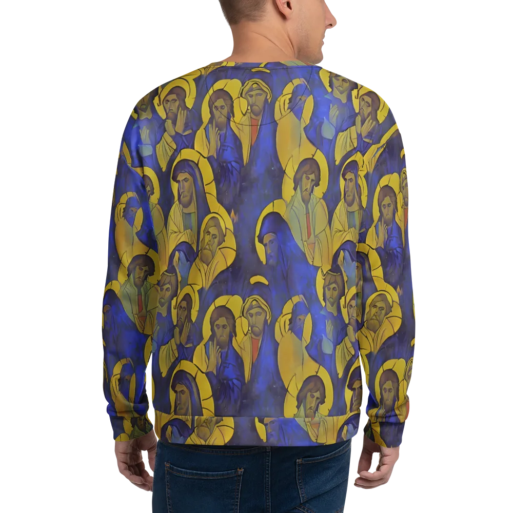 Divine Reverie on Sweatshirt — Back