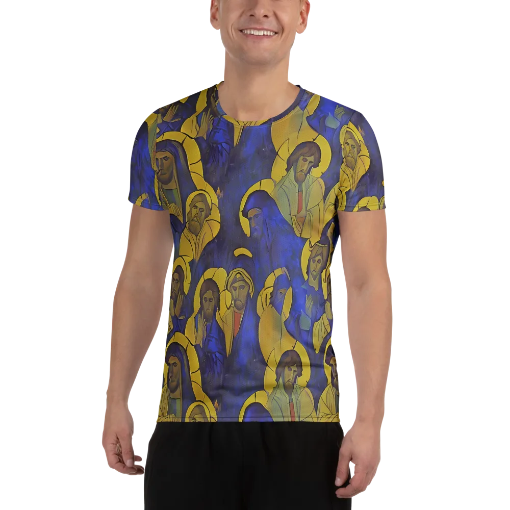 Divine Reverie on Men's Athletic T-Shirt — Front