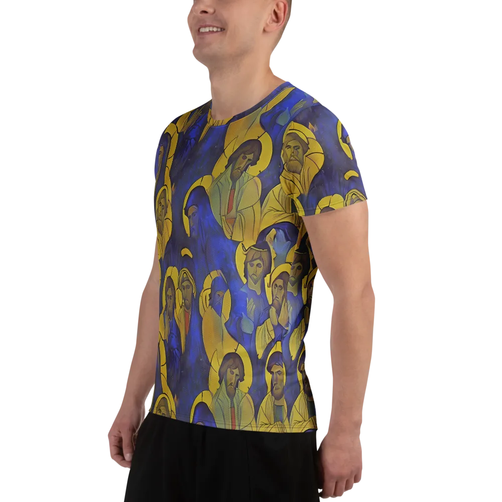 Divine Reverie on Men's Athletic T-Shirt — Left