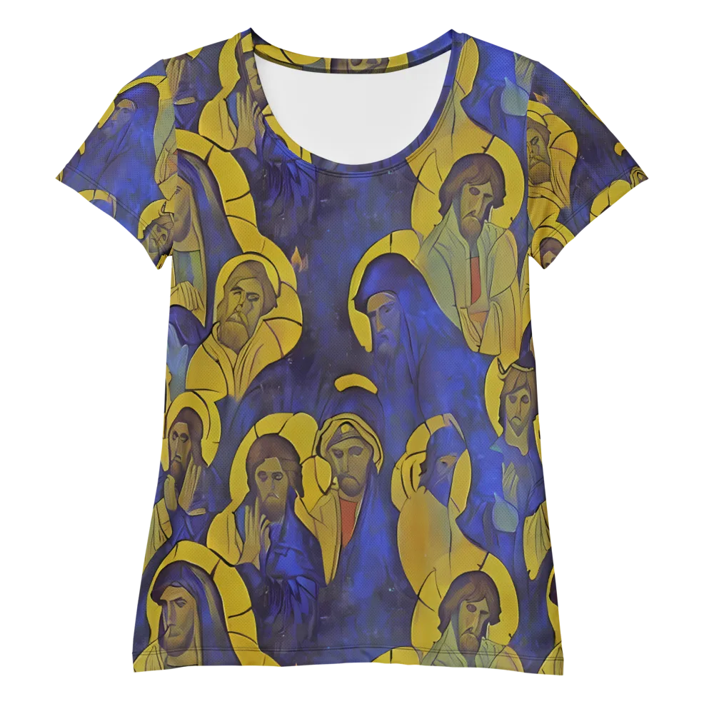 Divine Reverie on Women's Athletic T-Shirt — Front