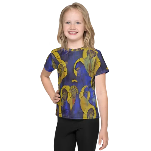 Divine Reverie on a Kids Crew Neck T-Shirt