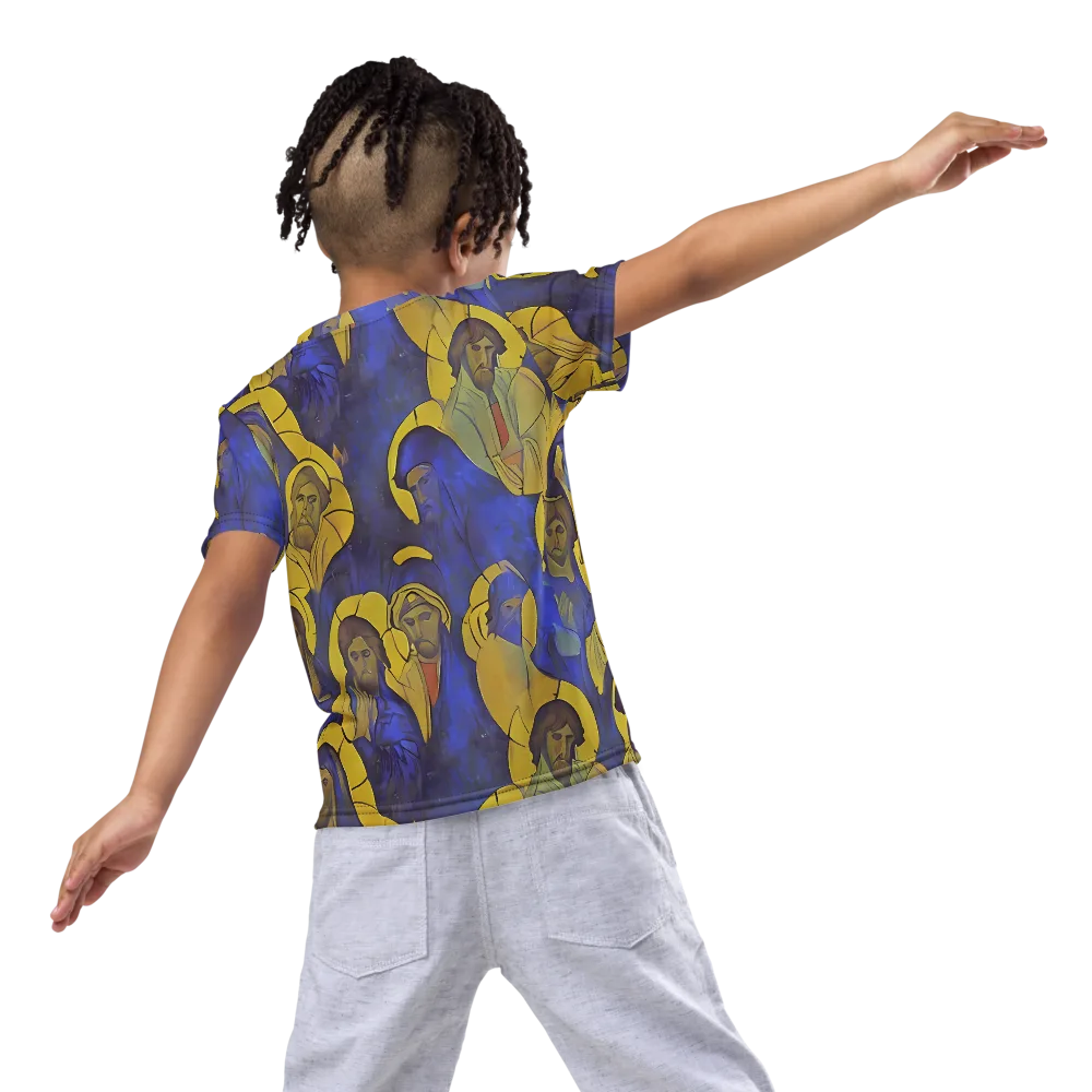 Divine Reverie on Kids Crew Neck T-Shirt — Back
