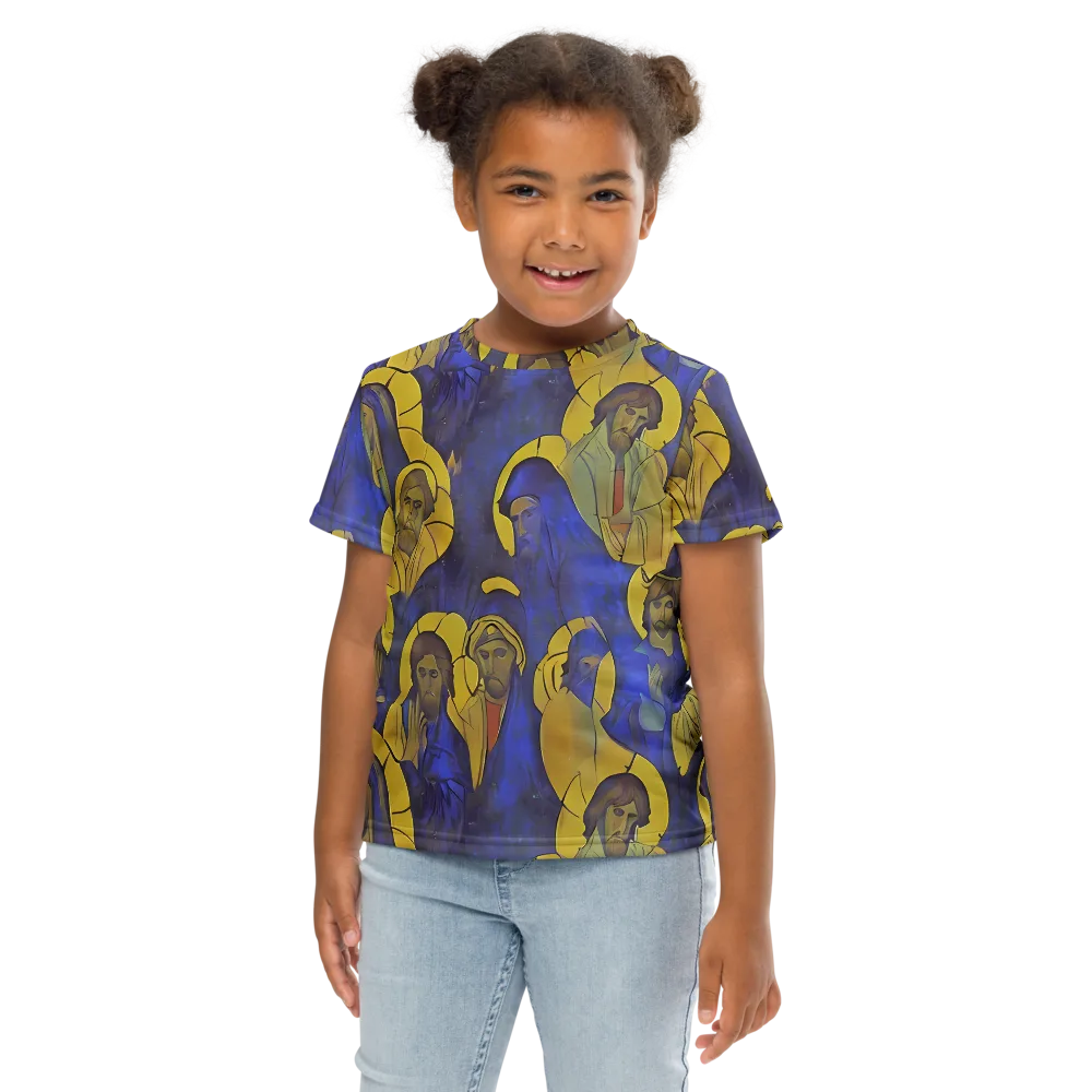 Divine Reverie on Kids Crew Neck T-Shirt — Front