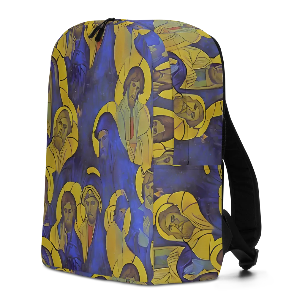 Divine Reverie on Minimalist Backpack — Left