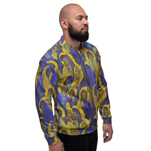 Divine Reverie on a Bomber Jacket