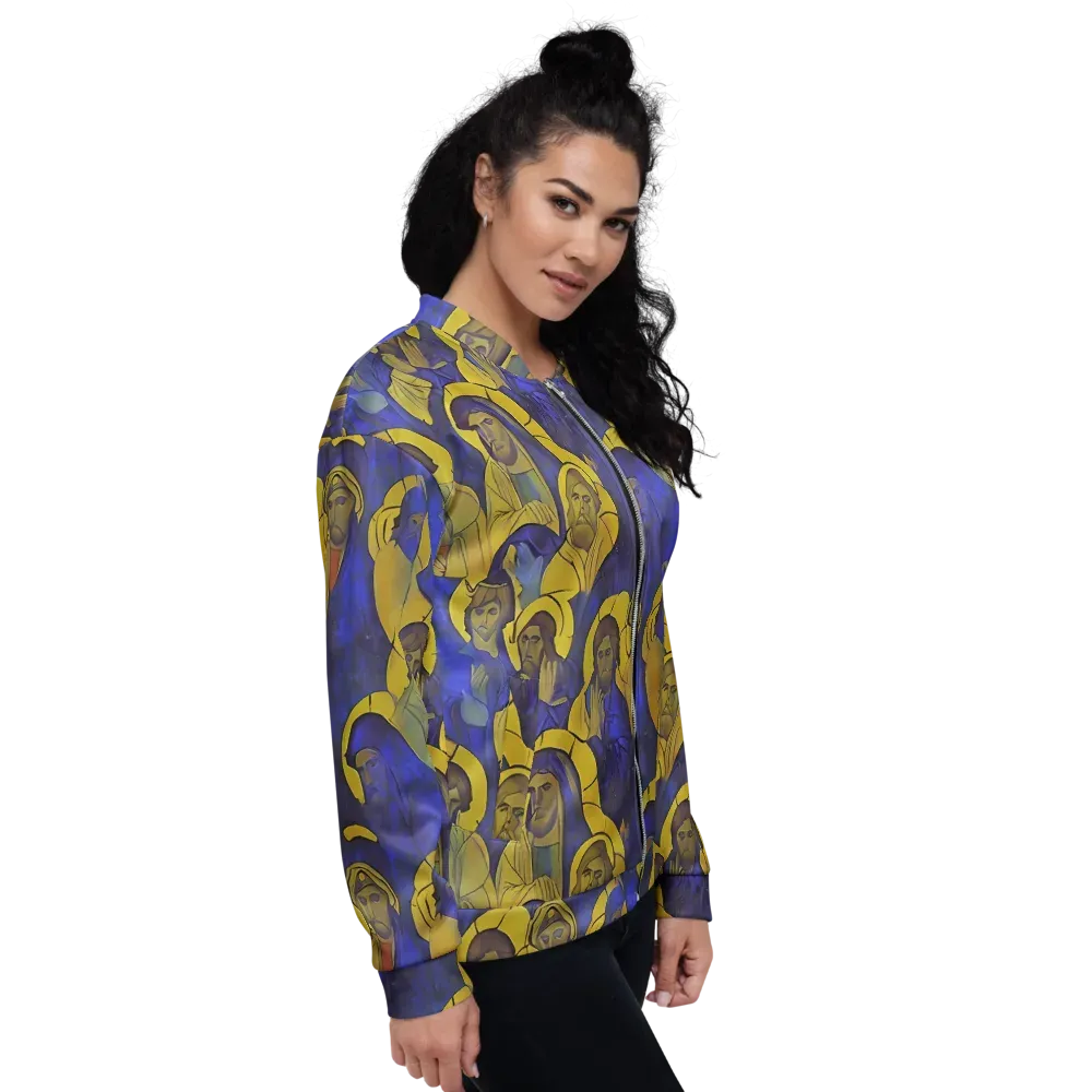 Divine Reverie on Bomber Jacket — Right