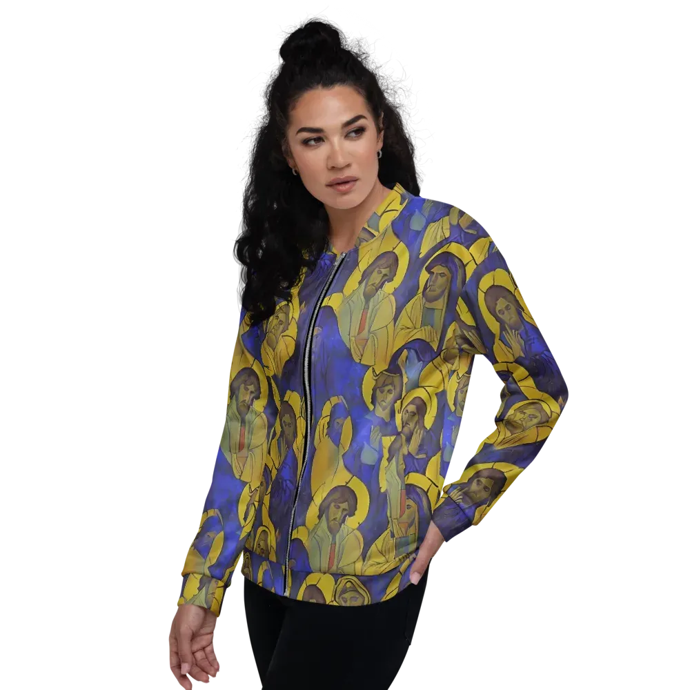 Divine Reverie on Bomber Jacket — Left