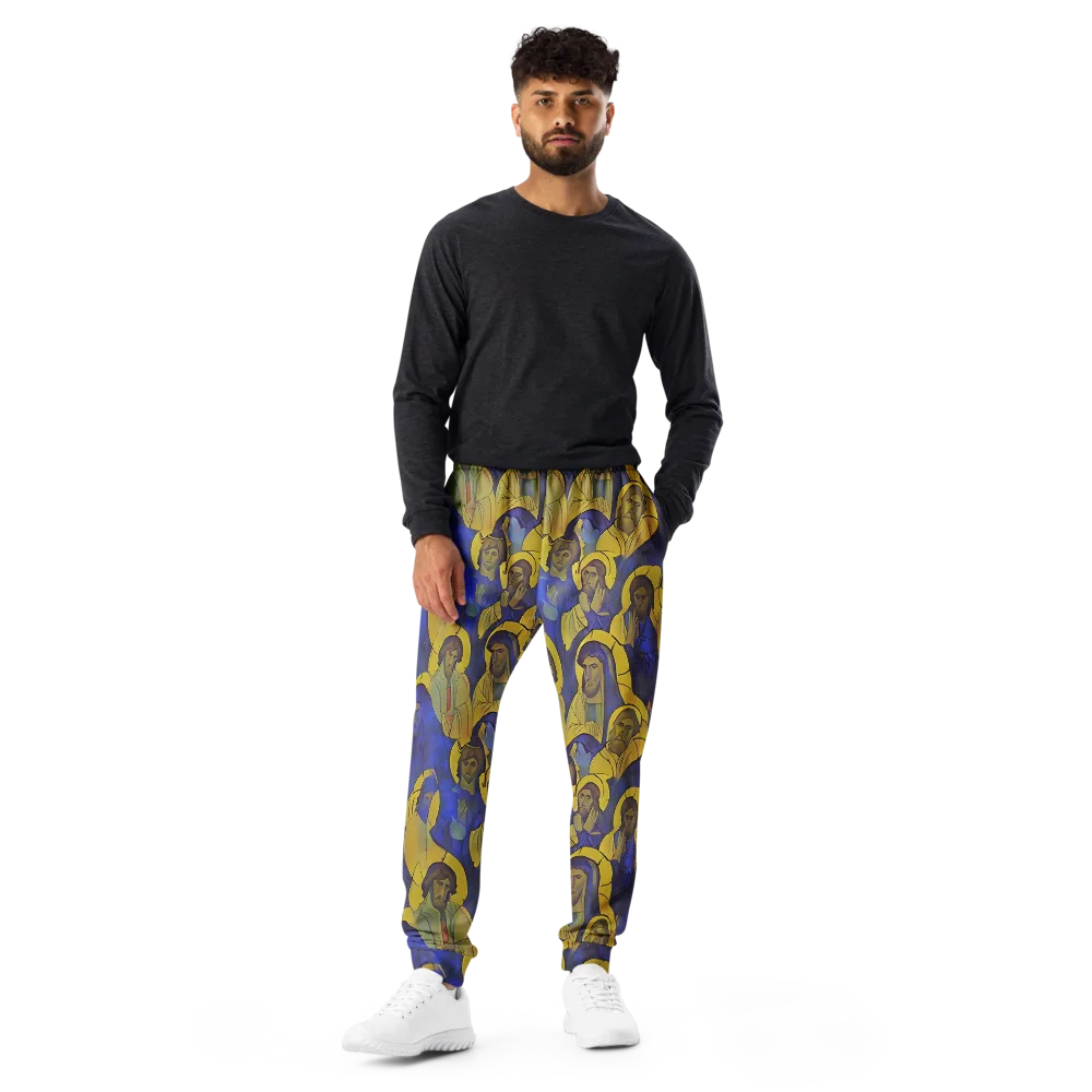 Divine Reverie on Men's Joggers — Front