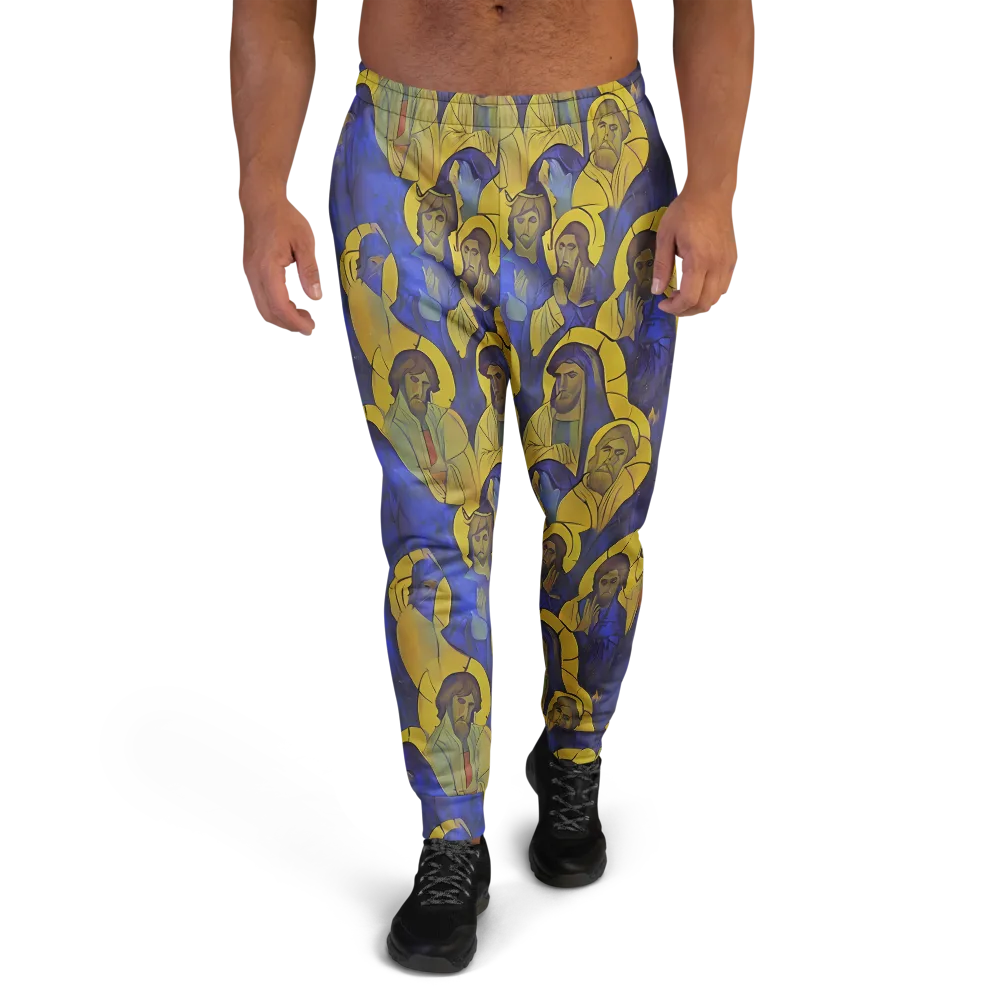 Divine Reverie on Men's Joggers — Front