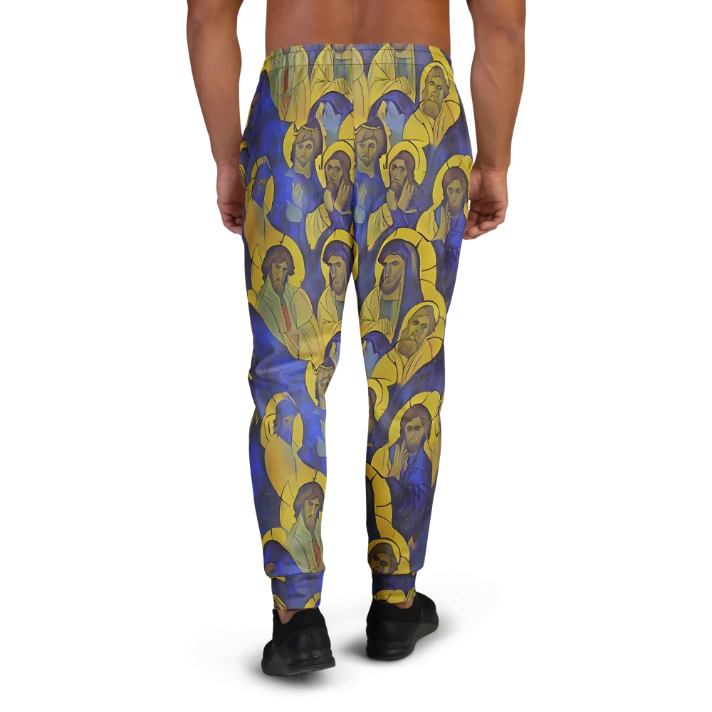Divine Reverie on Men's Joggers — Back