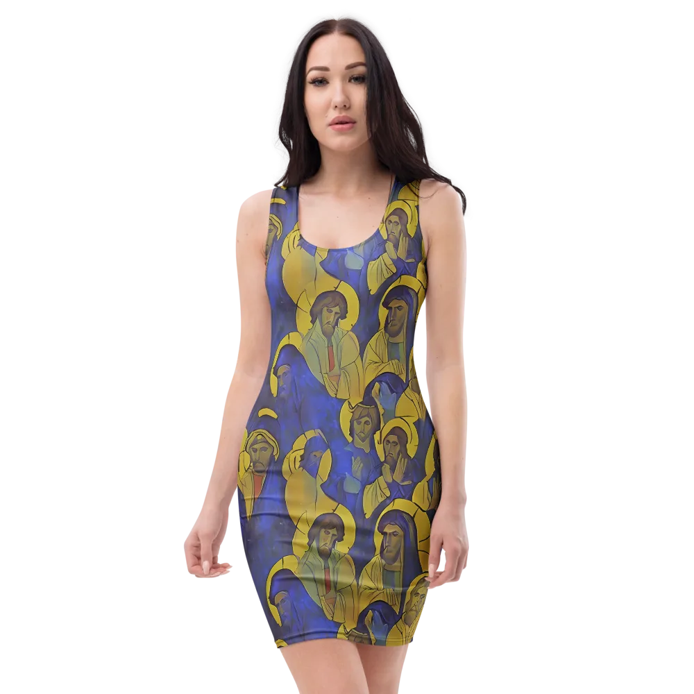 Divine Reverie on Bodycon Dress — Front