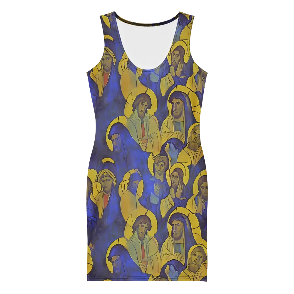 Divine Reverie on Bodycon Dress — Front