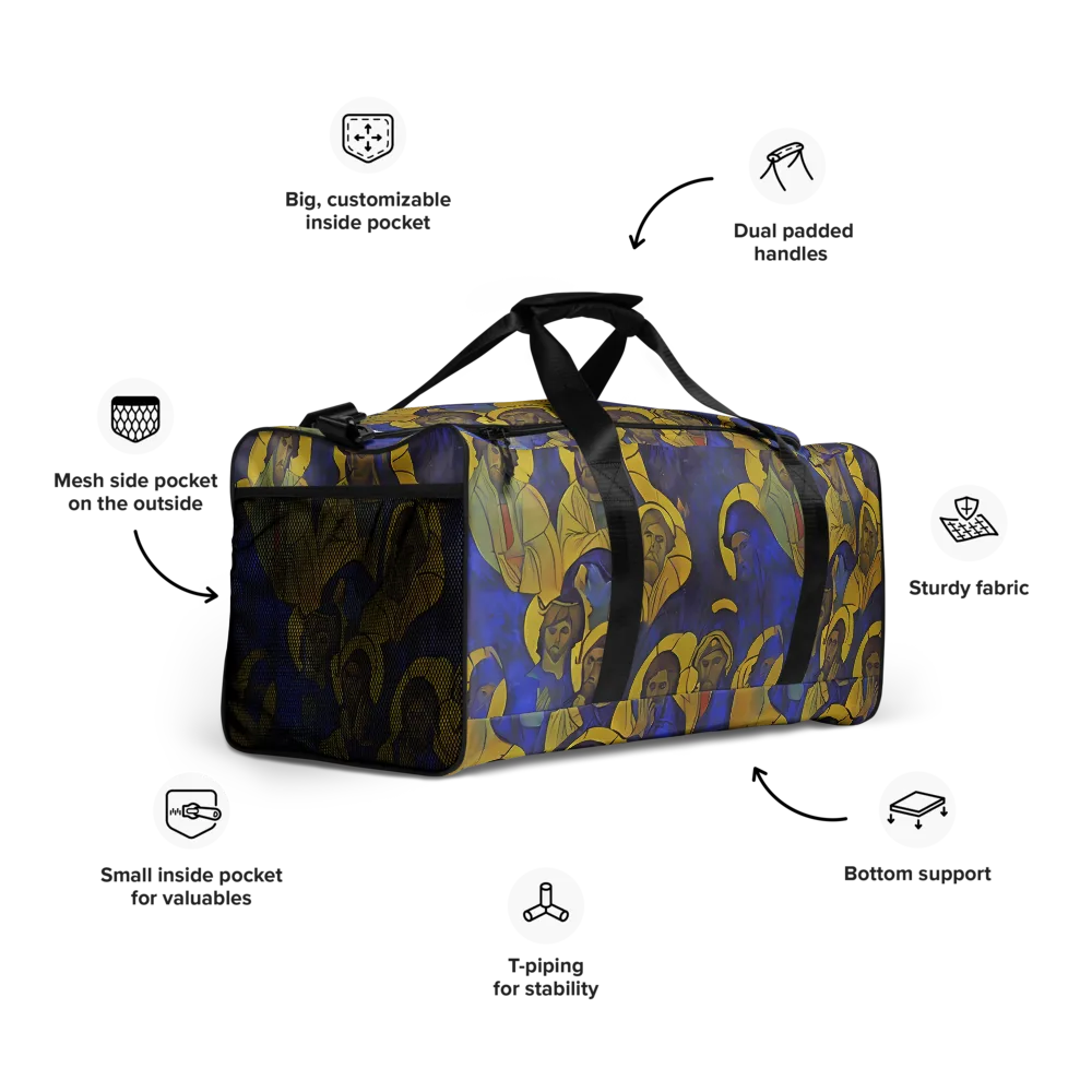 Divine Reverie on Duffle Bag — Right Front