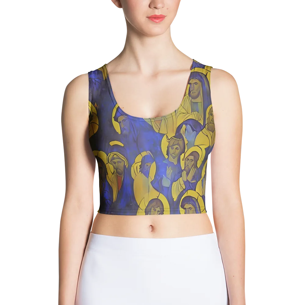 Divine Reverie on Crop Top — Front