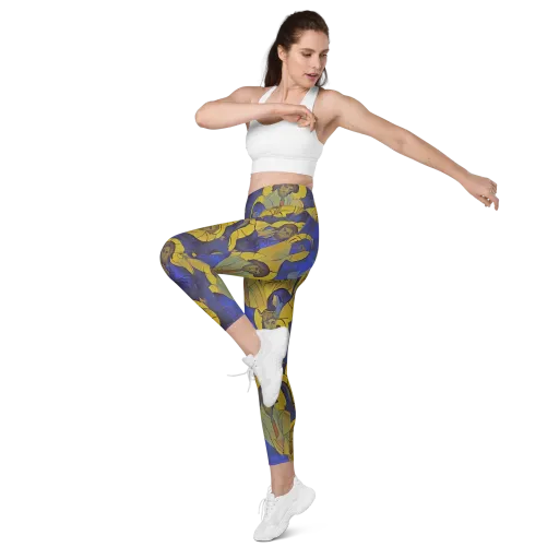 Divine Reverie on a Leggings with Pockets