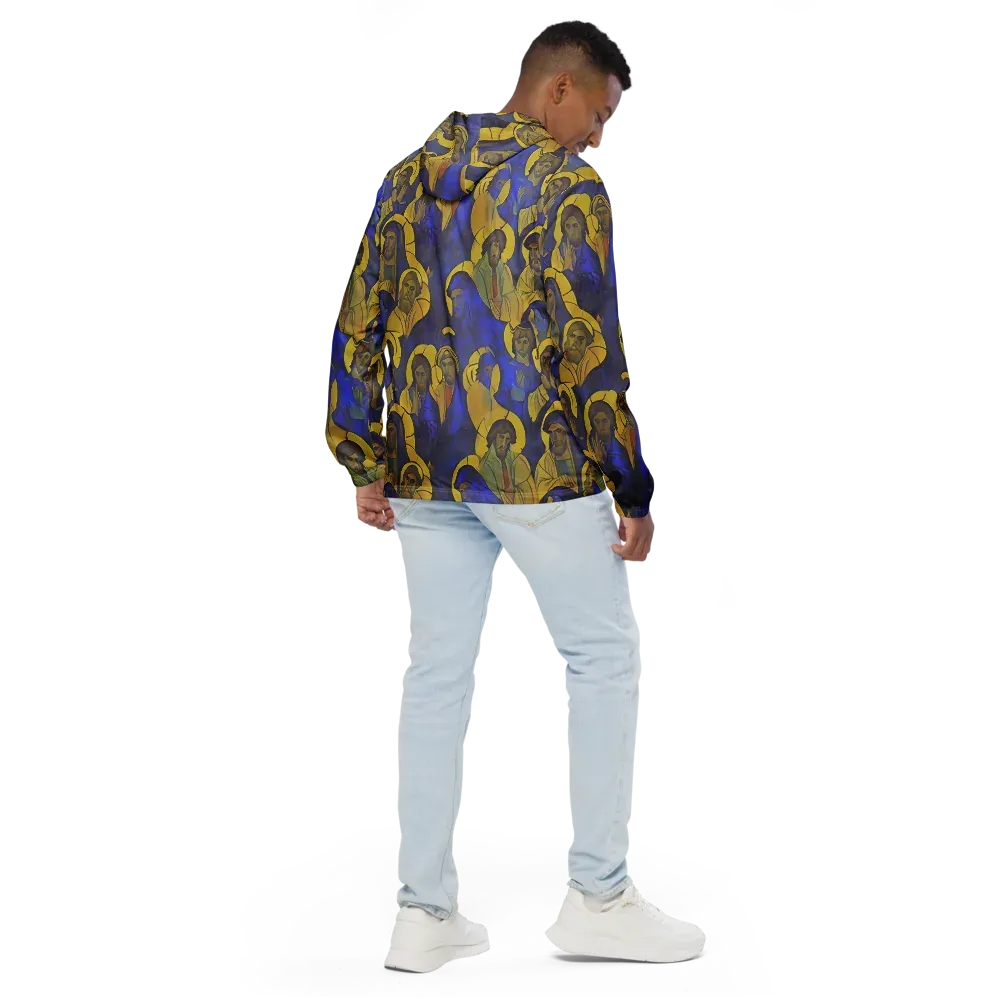 Divine Reverie on Men's Windbreaker — Back