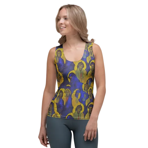 Divine Reverie on a Women's Tank Top