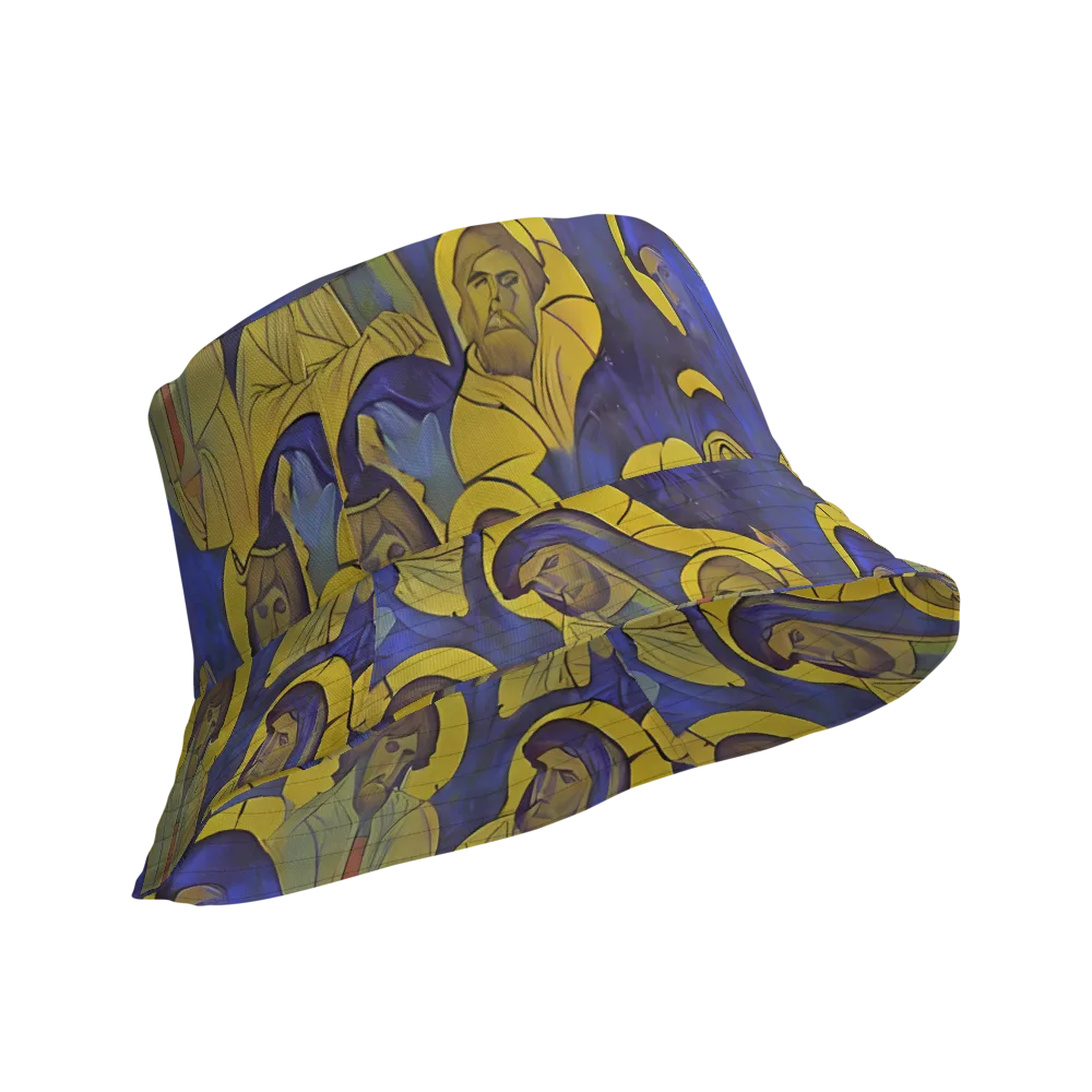 Divine Reverie on Reversible Bucket Hat — Product details Outside