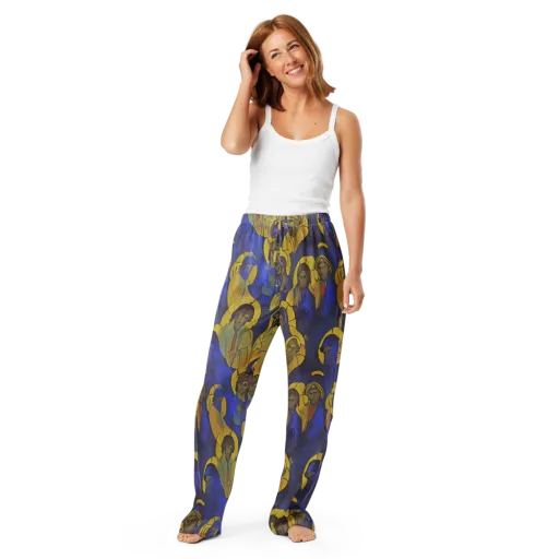 Divine Reverie on a Women's Pajama Pants