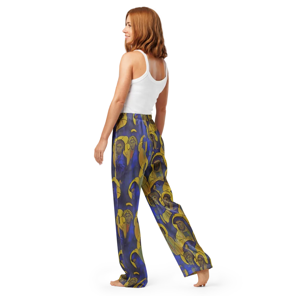 Divine Reverie on Women's Pajama Pants — Back