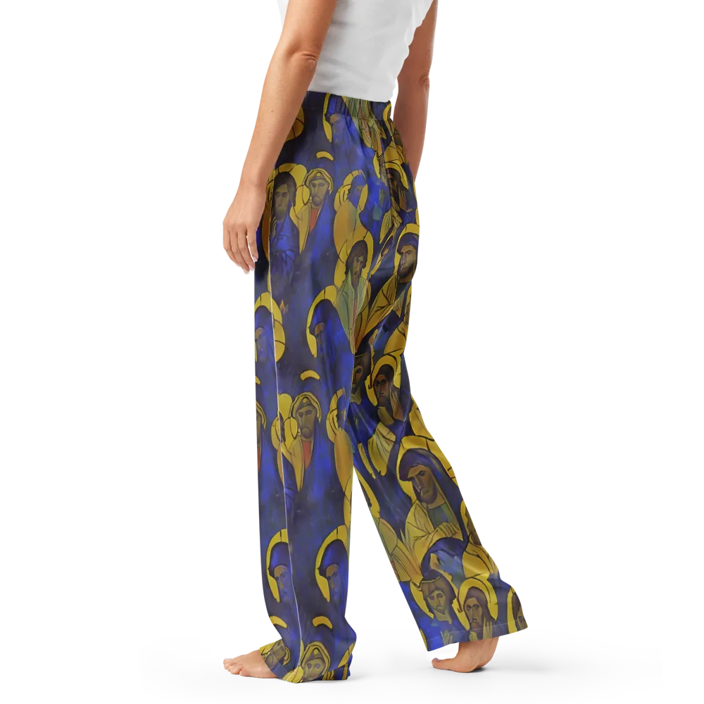 Divine Reverie on Women's Pajama Pants — Left