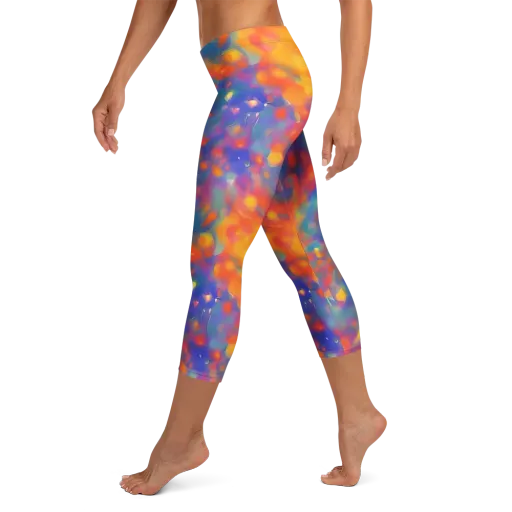 Nolde Nebula on a Capri Leggings