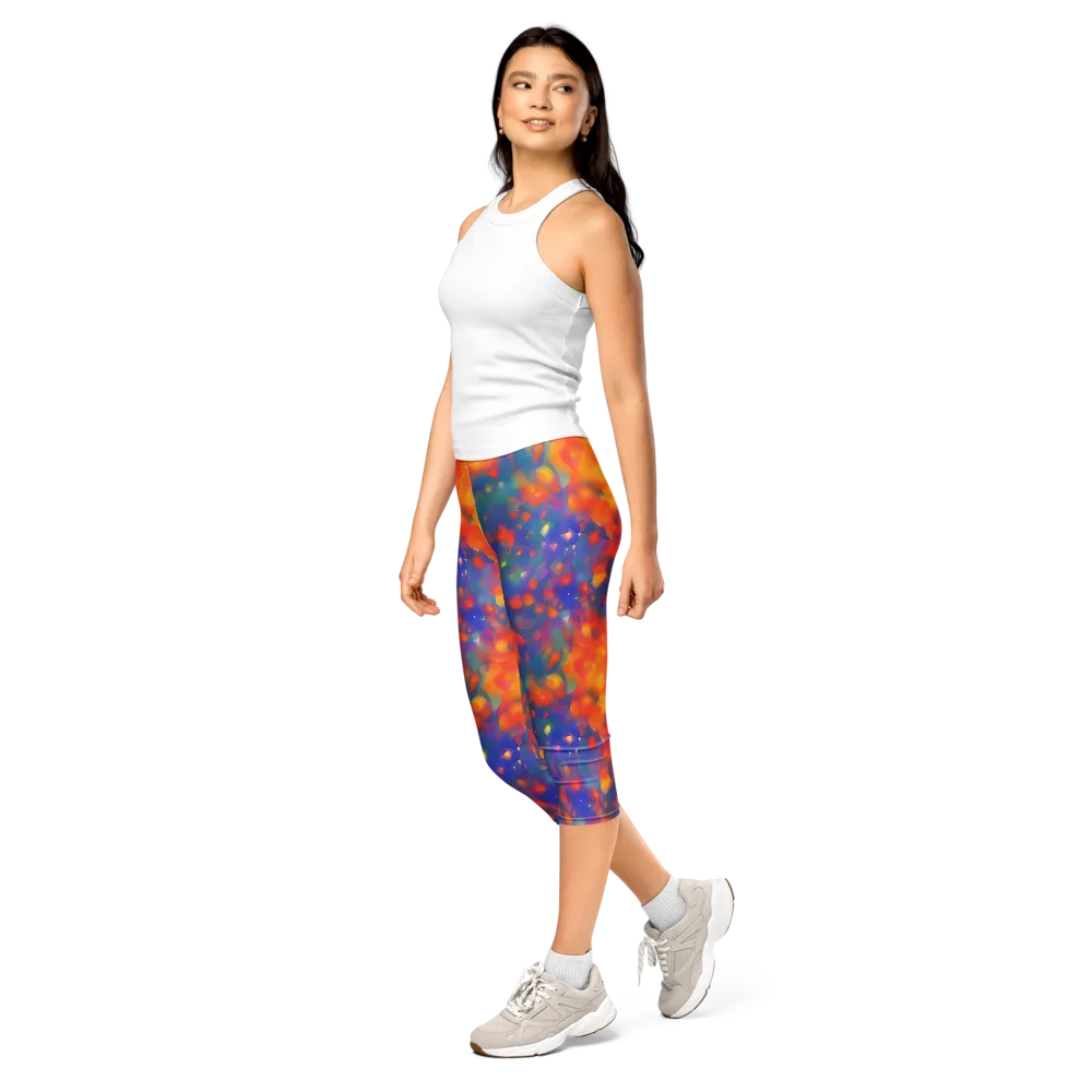 Nolde Nebula on Capri Leggings — Left Front