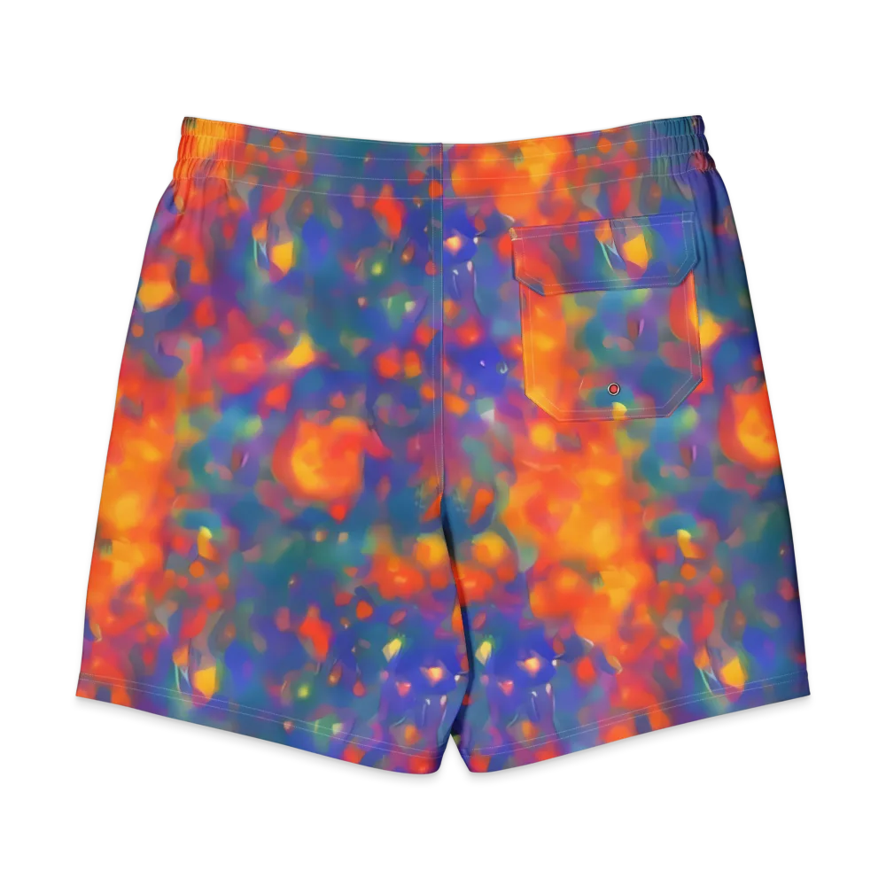 Nolde Nebula on Men's Board Shorts — Back