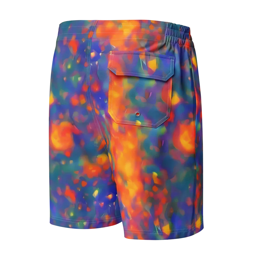 Nolde Nebula on Men's Board Shorts — Back