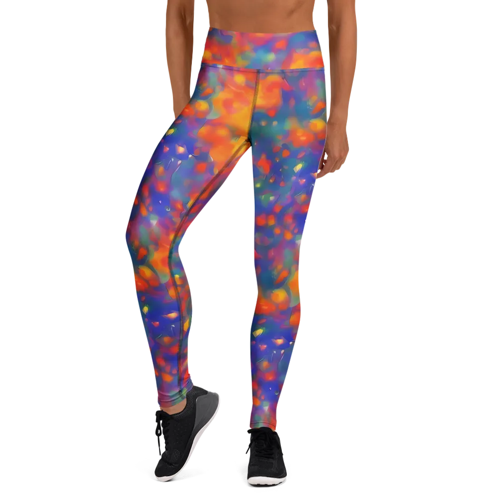 Nolde Nebula on Yoga Leggings — Front