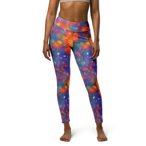 Nolde Nebula on a Yoga Leggings