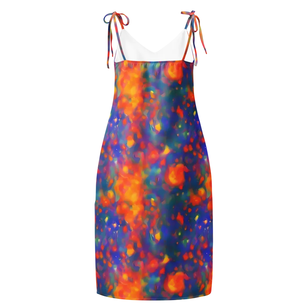 Nolde Nebula on Slip Dress — Back