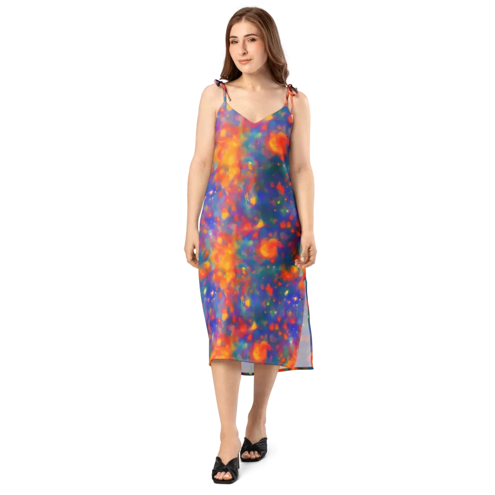 Nolde Nebula on Slip Dress — Front