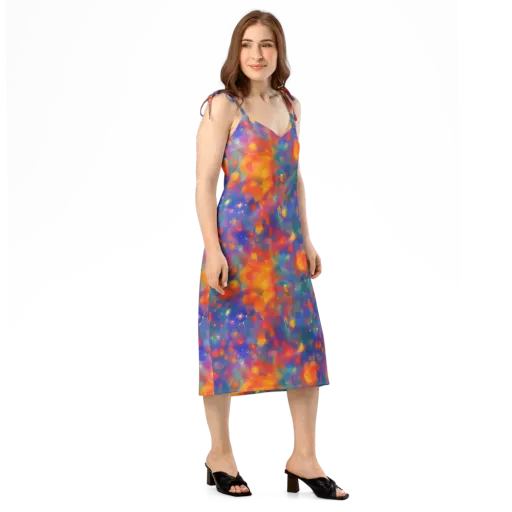 Nolde Nebula on a Slip Dress
