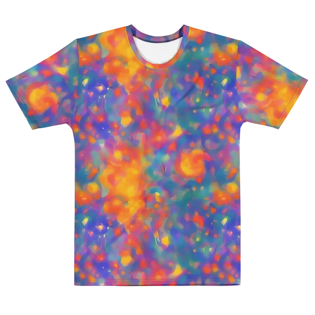 Nolde Nebula on Men's Cotton Crew Neck T-Shirt — Front