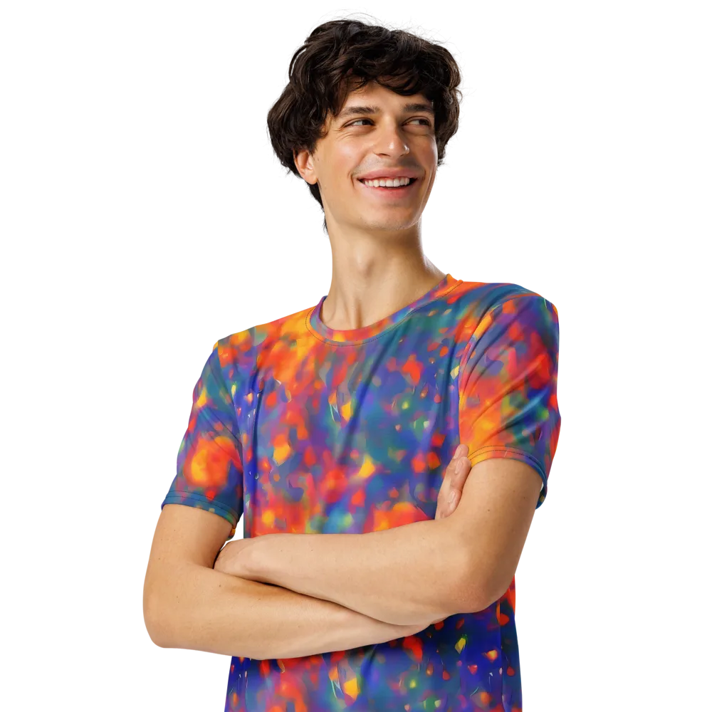 Nolde Nebula on Men's Crew Neck T-Shirt — Left Front
