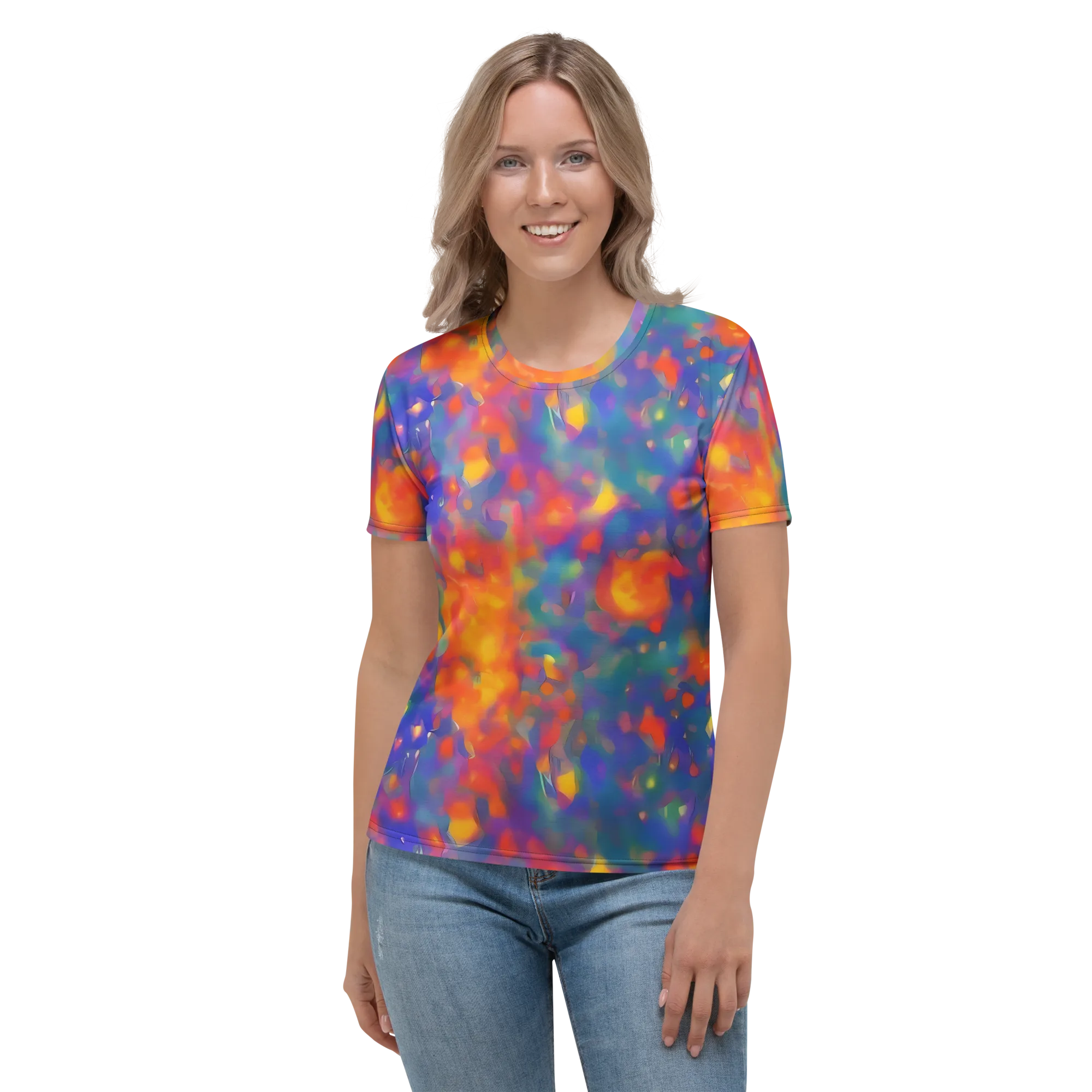 Nolde Nebula on Women's Crew Neck T-Shirt — Front