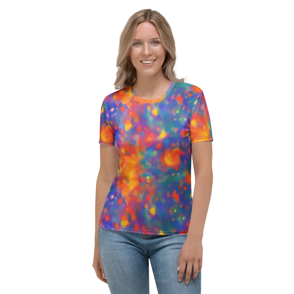 Nolde Nebula on Women's Crew Neck T-Shirt — Front