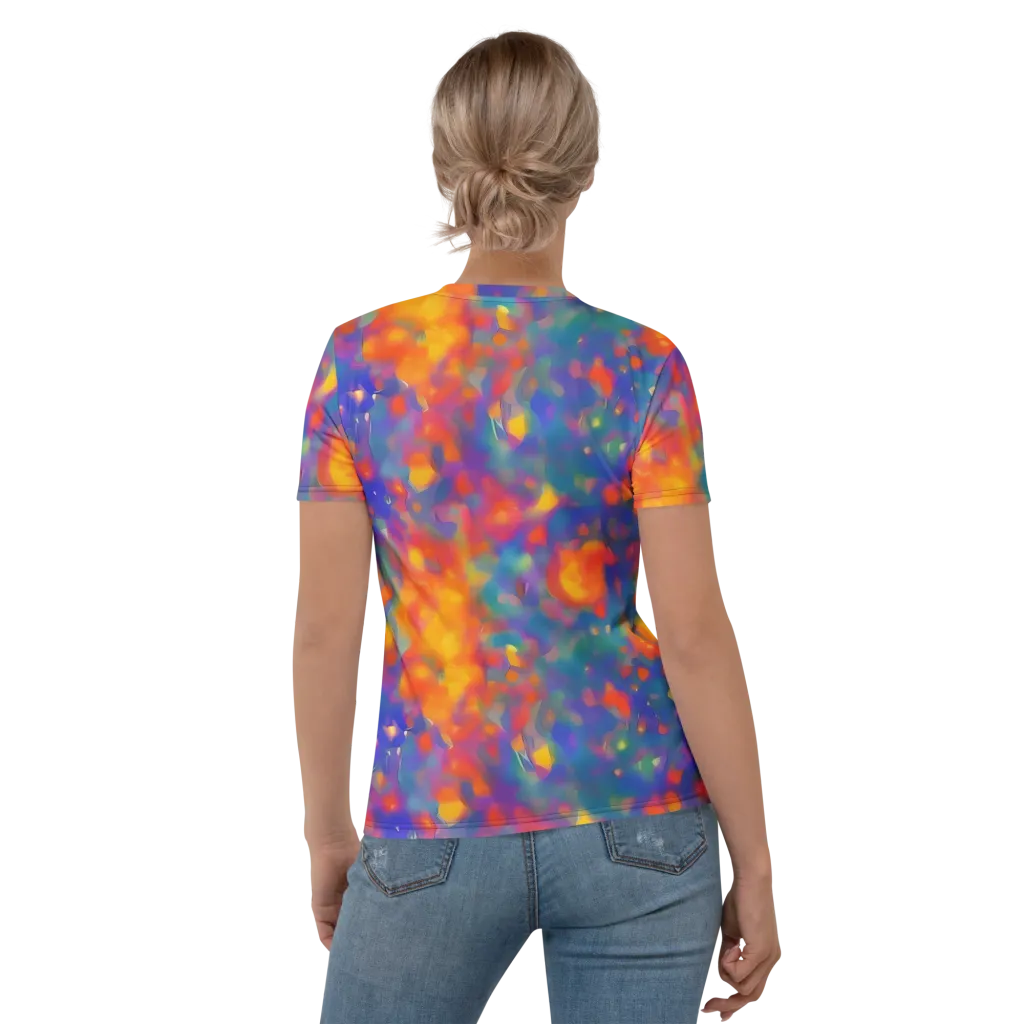 Nolde Nebula on Women's Crew Neck T-Shirt — Back