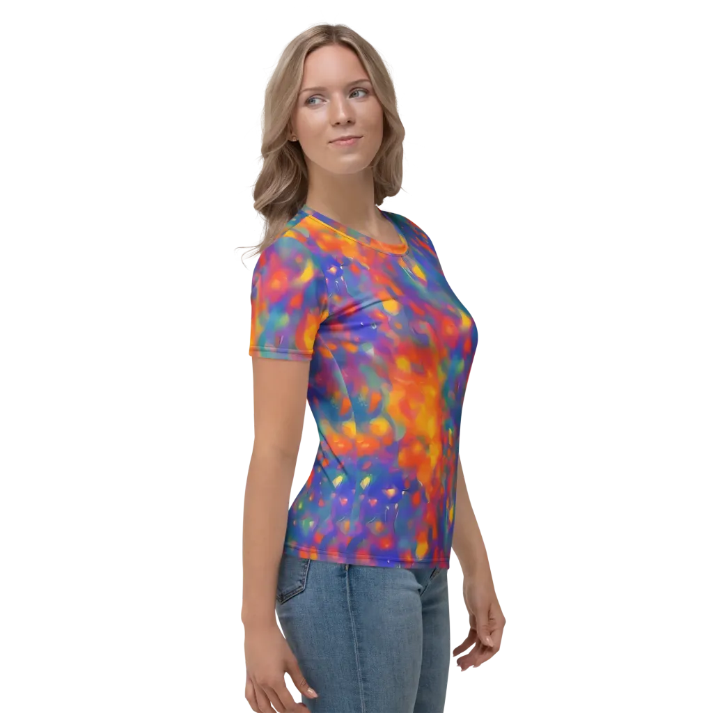 Nolde Nebula on Women's Crew Neck T-Shirt — Right