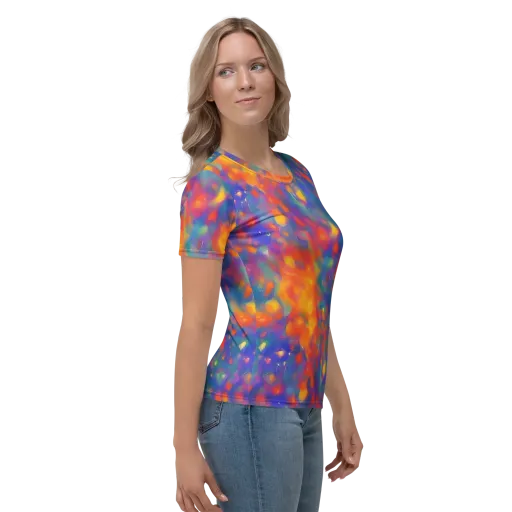 Nolde Nebula on a Women's Crew Neck T-Shirt