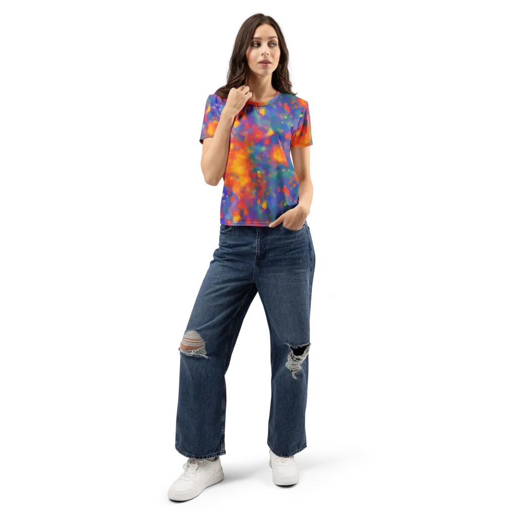 Nolde Nebula on Women's Crew Neck T-Shirt — Front