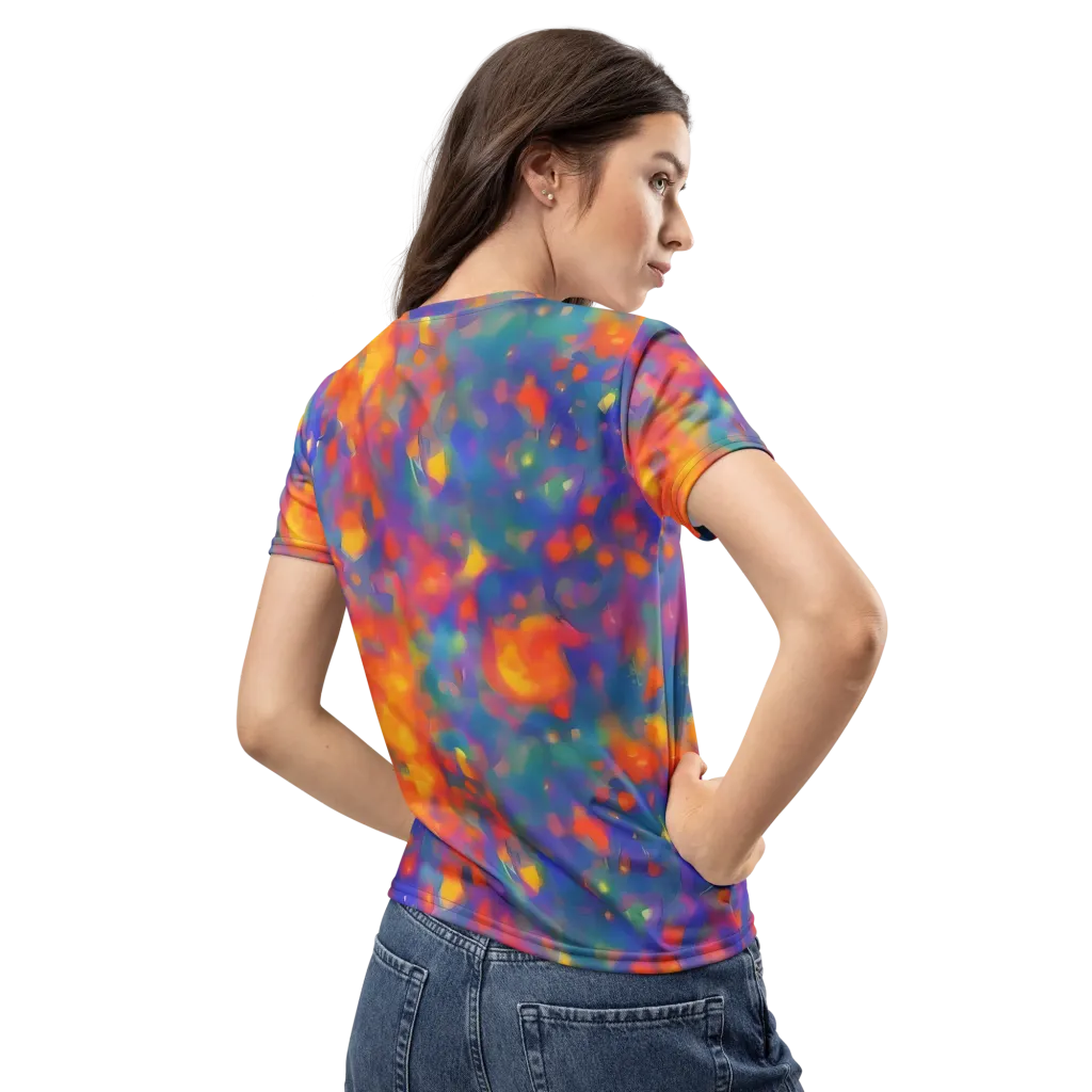 Nolde Nebula on Women's Crew Neck T-Shirt — Back