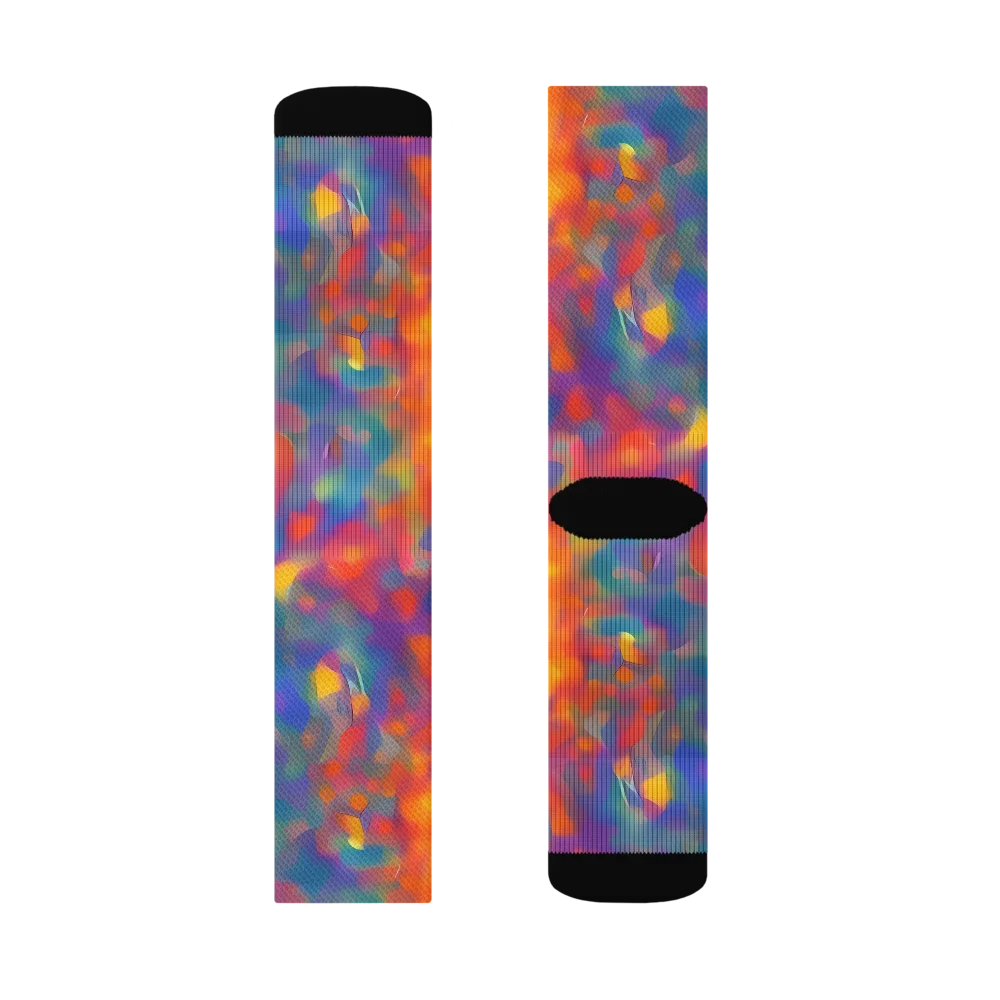 Nolde Nebula on Socks — Left Sock