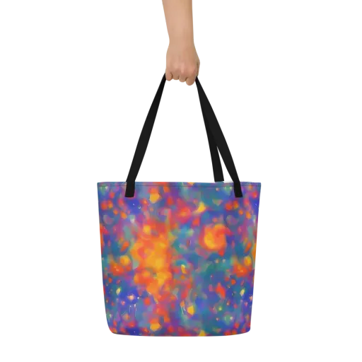 Nolde Nebula on a Large Tote Bag W/ Pocket