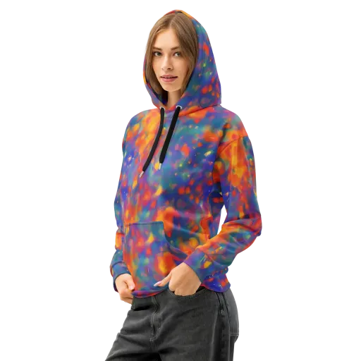 Nolde Nebula on a Cotton Hoodie